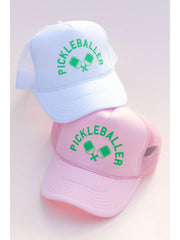 White Pickleballer Hat